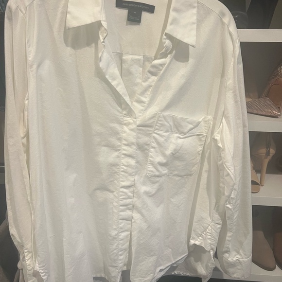 French Connection Tops - French Connection Crisp White Shirt